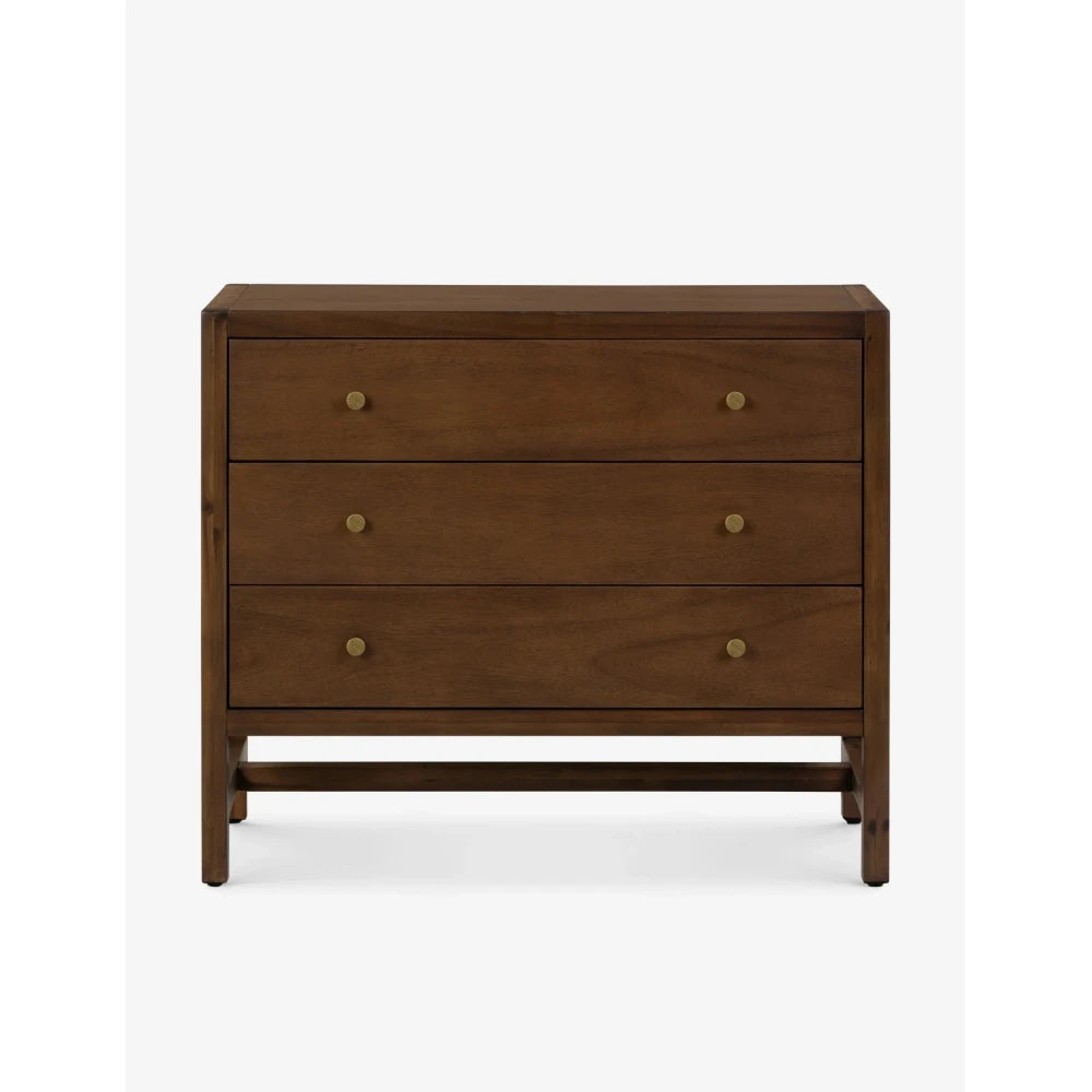 HERITAGE – Wide Classic Style Three Drawer Nightstand