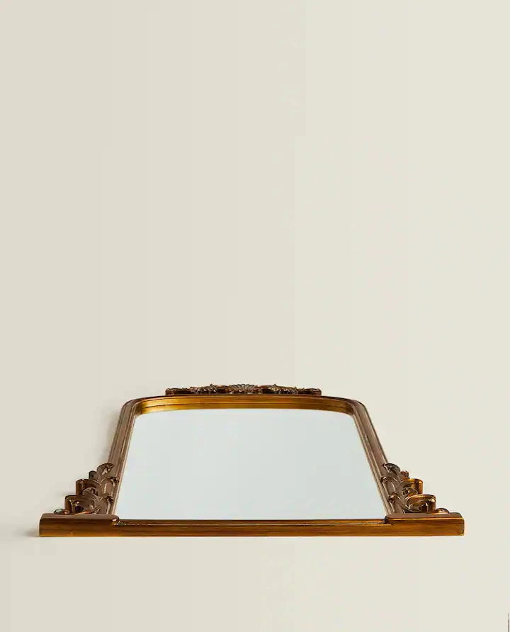 HICINTH – Vintage Style Carved Wall Mirror