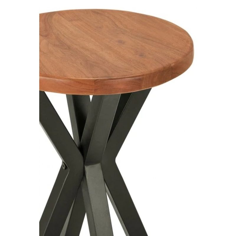 COCAO- Round Solid Wood End Table