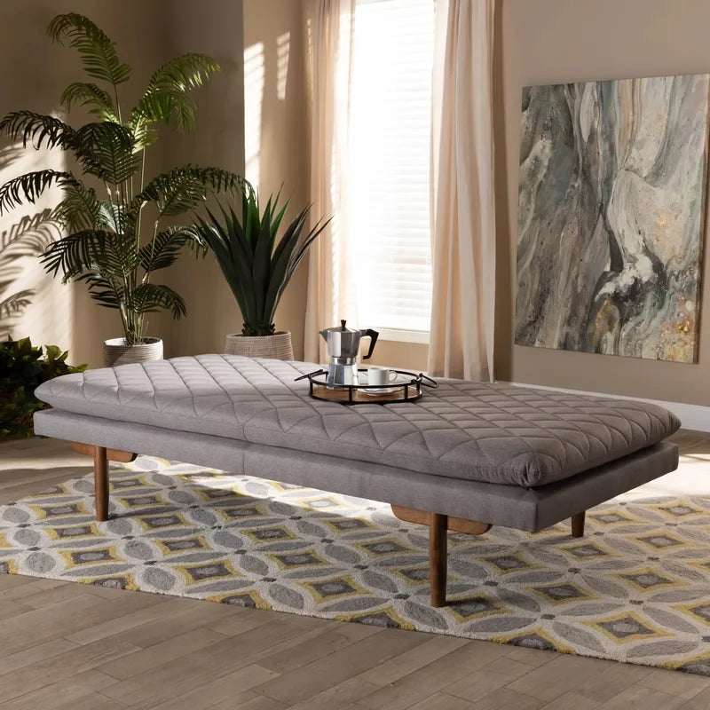 AKIRA – Grey & Brown Mid Century Inspired Daybed