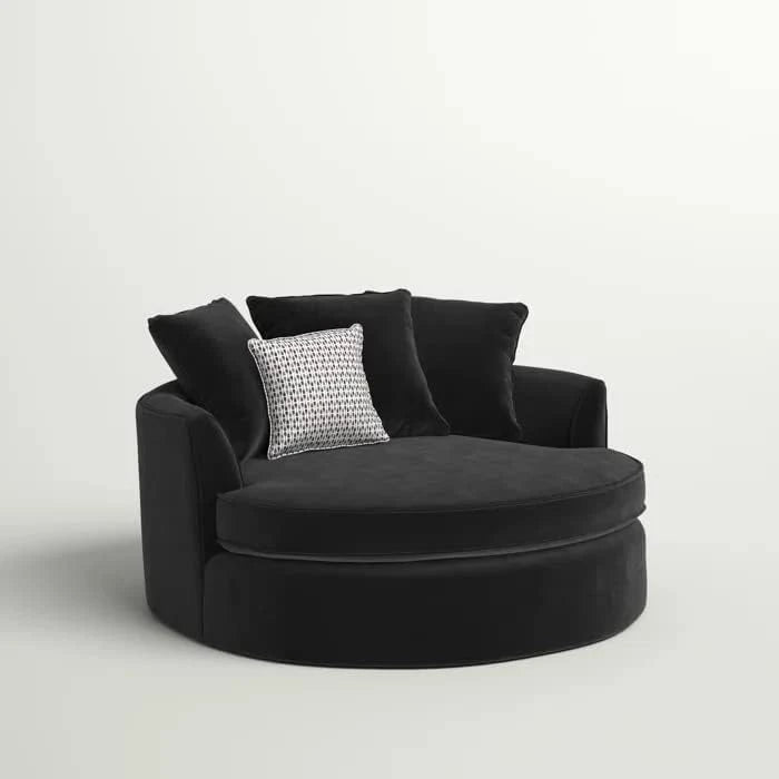 TOSSBAL – Round Barrel Chair with Comfy Cushions