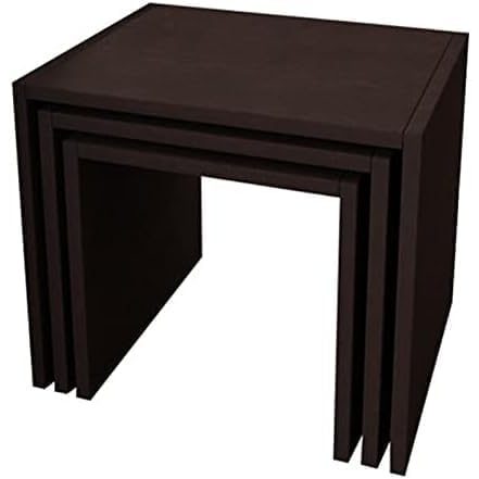 PIONEER - Nesting Tables 3 Piece Set Dark Brown