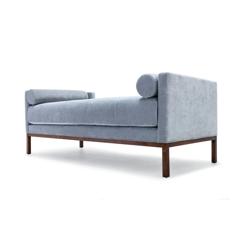 LOXO – Blue Contemporary Daybed with Two Neck Pillows