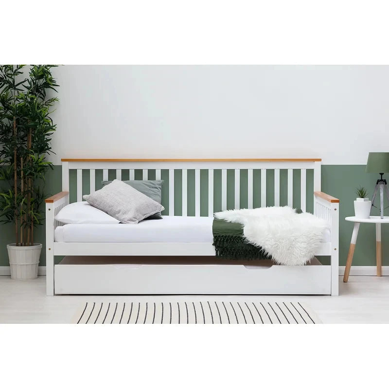 RIGBY -White Slat Paneled Daybed