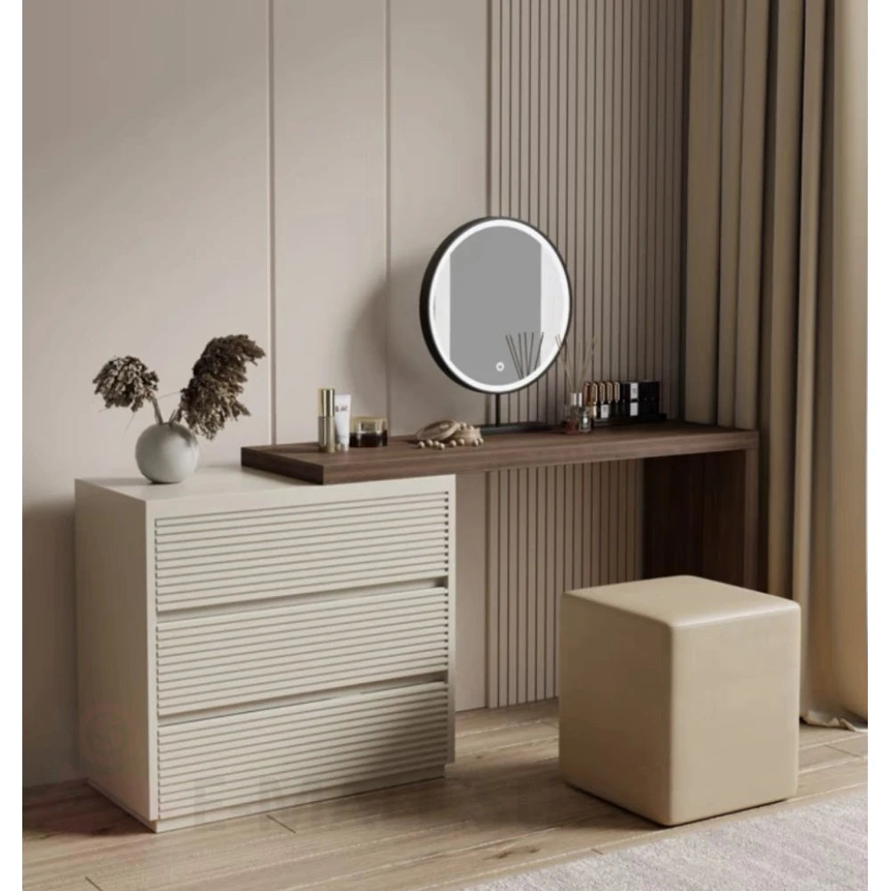 BLUME – Modern Vanity Table with Extendable Top
