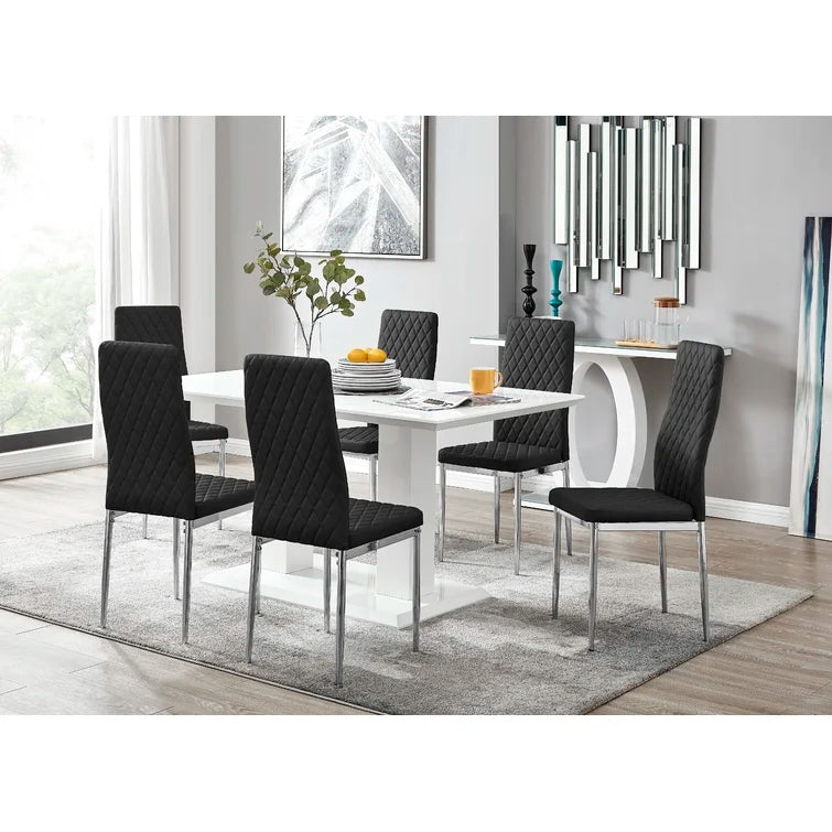 RADIN - Six Seater Dining Table Set