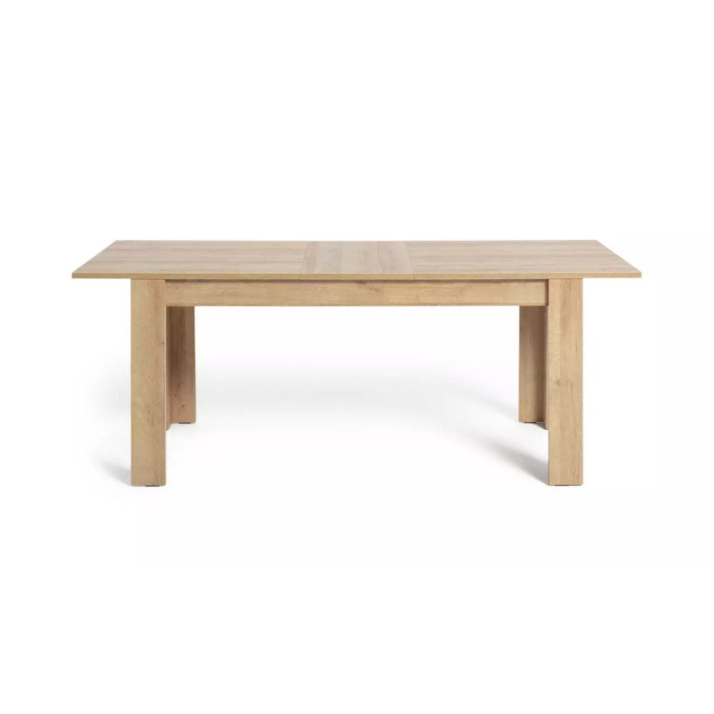 RADMOND - Oak Brown & Grey Modern Dining Table Set