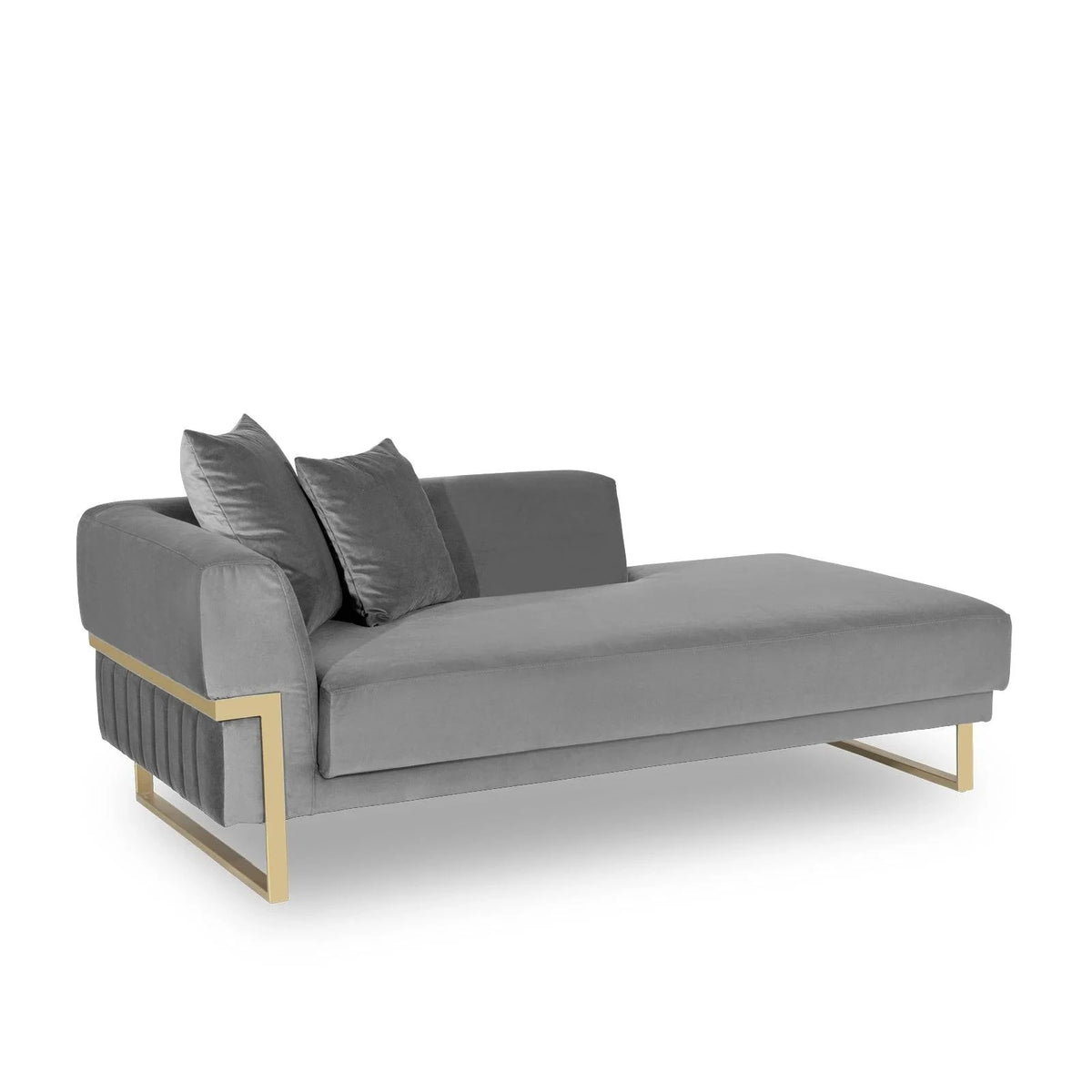 MACACA – Modern Daybed with Golden Metallic Frame