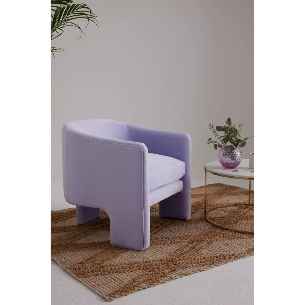 LAVELLE – Lilac Three-leg Accent Chair