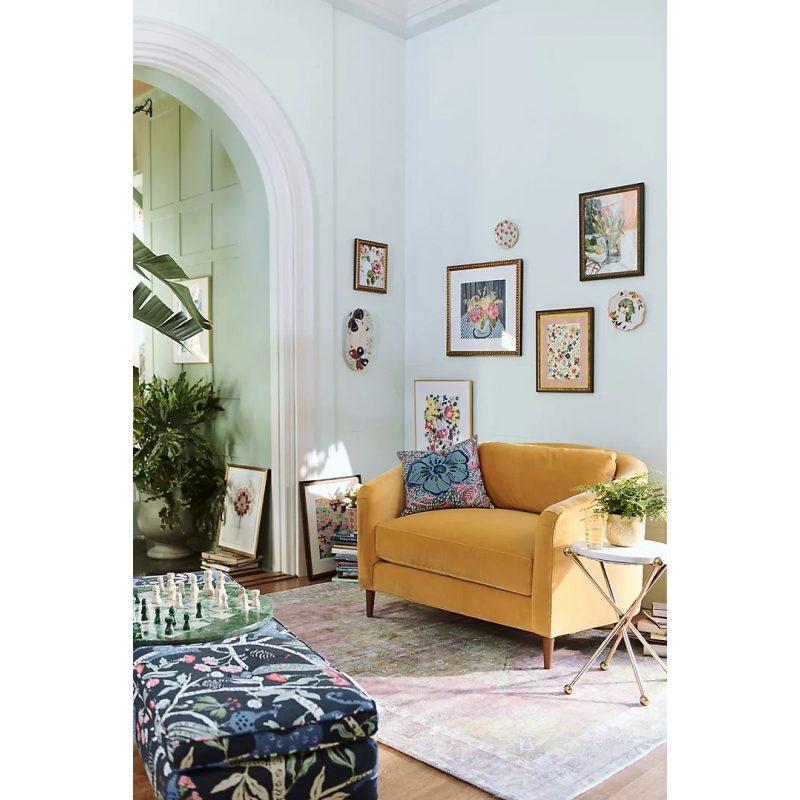 PASHA - Metallic Crossed Legs End Table