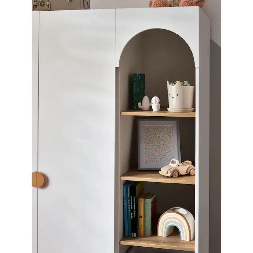 TUMBLE – Scandinavian Design Kids Wardrobe with Bookshelf