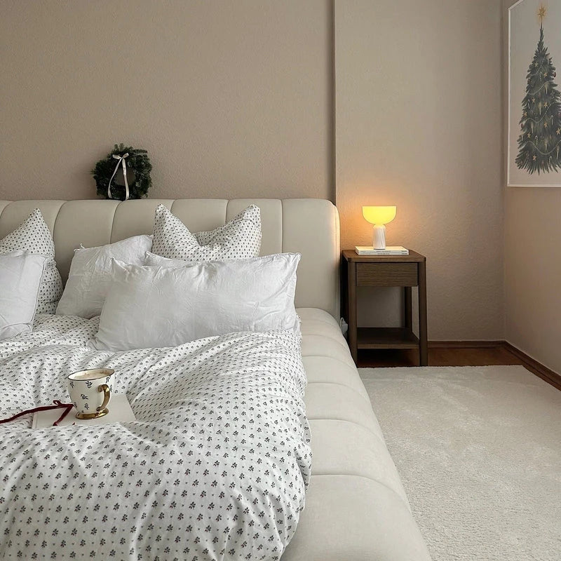 VELTO – Light Beige King Size Bubble Bed