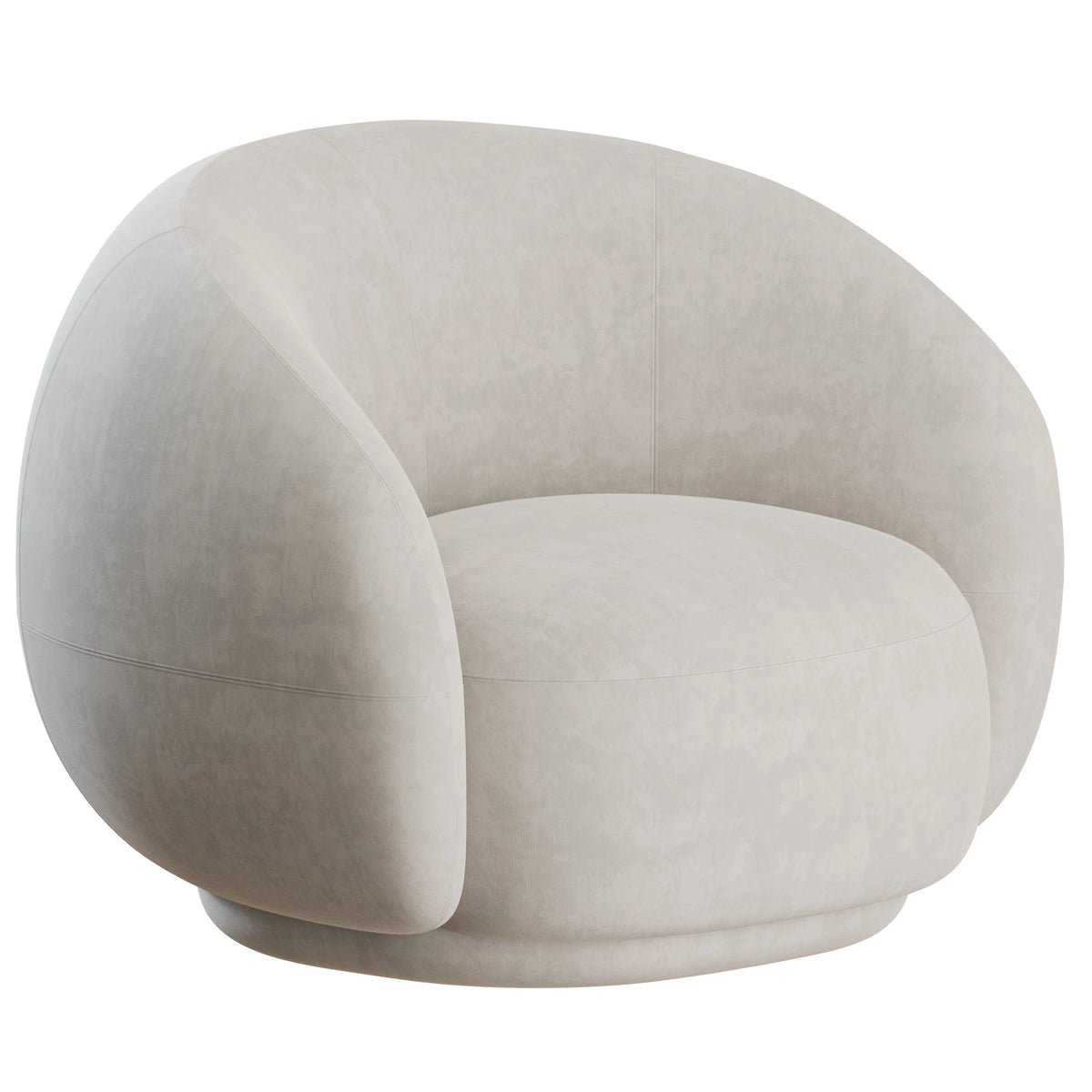 HAZEM – Modern Round Comfy Arm Chair