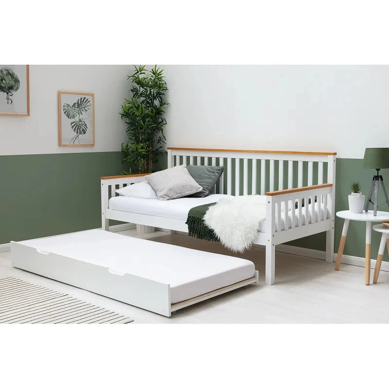 RIGBY -White Slat Paneled Daybed