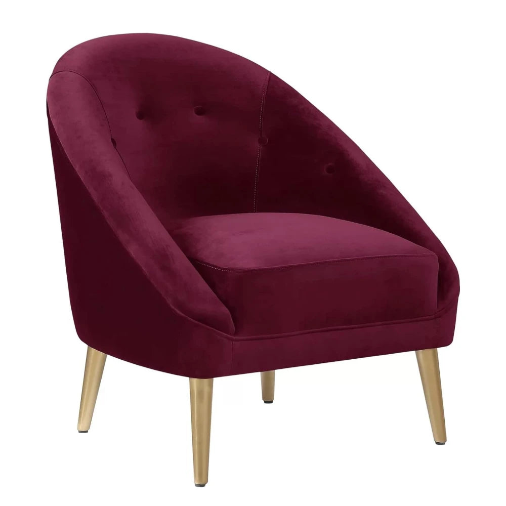 RORY – Craneberry Flared Arm Barrel Chair