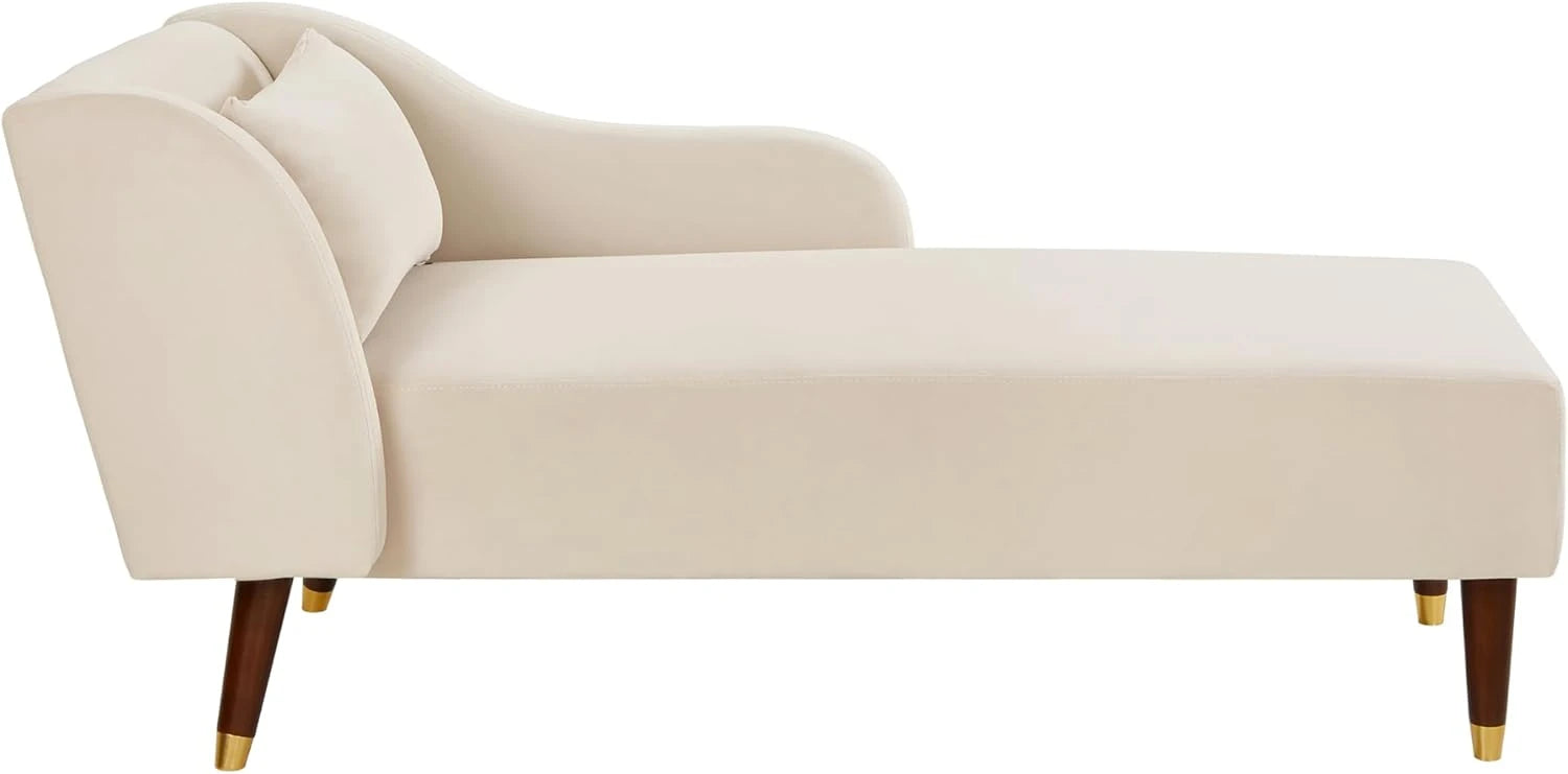 POISE – Classic Style Light Beige Chaise Lounge