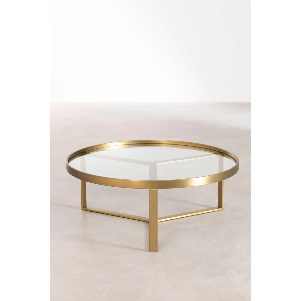 ROXX – Triangular Frame Round Coffee Table