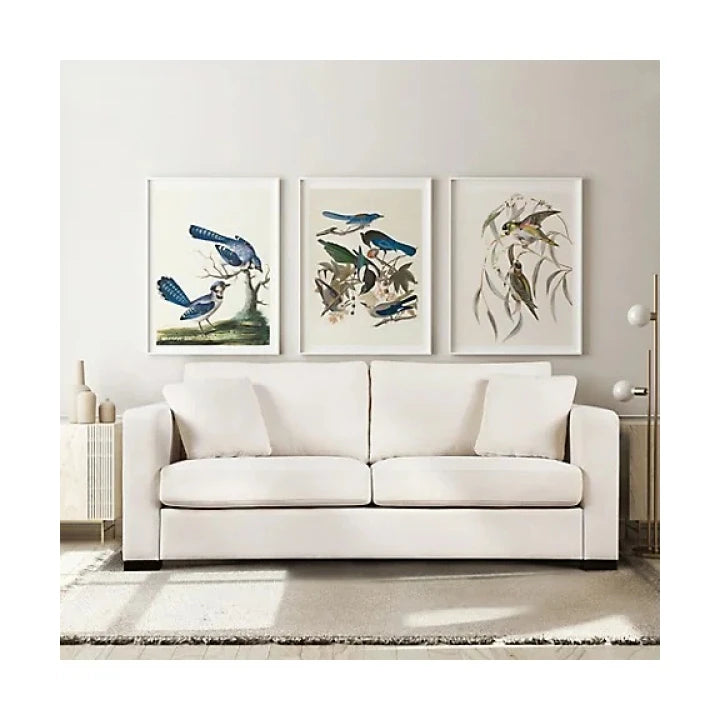 MAHSA – Off White Classic Three Seater Sofa