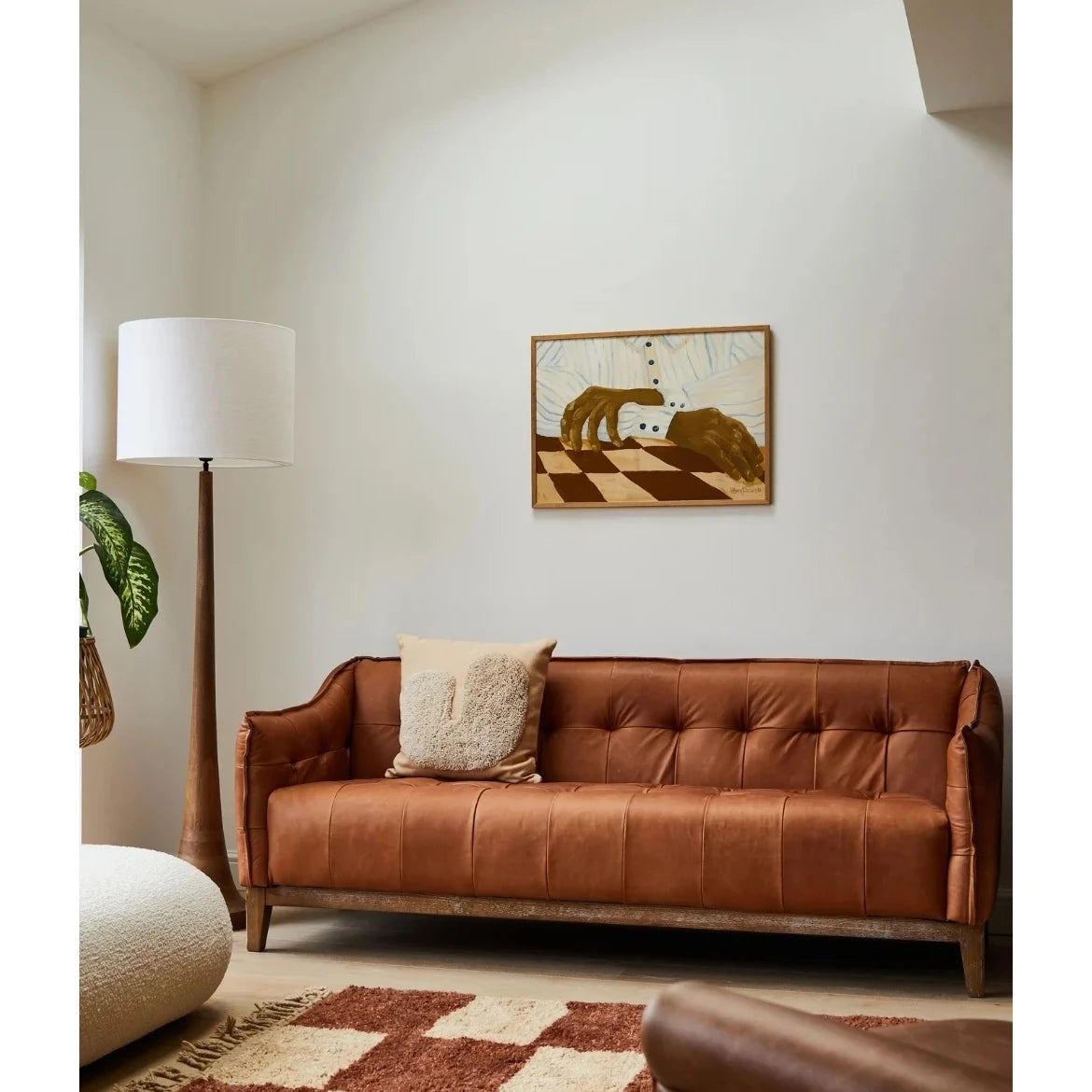 BASTIC – Leatherite Three Seater Couch