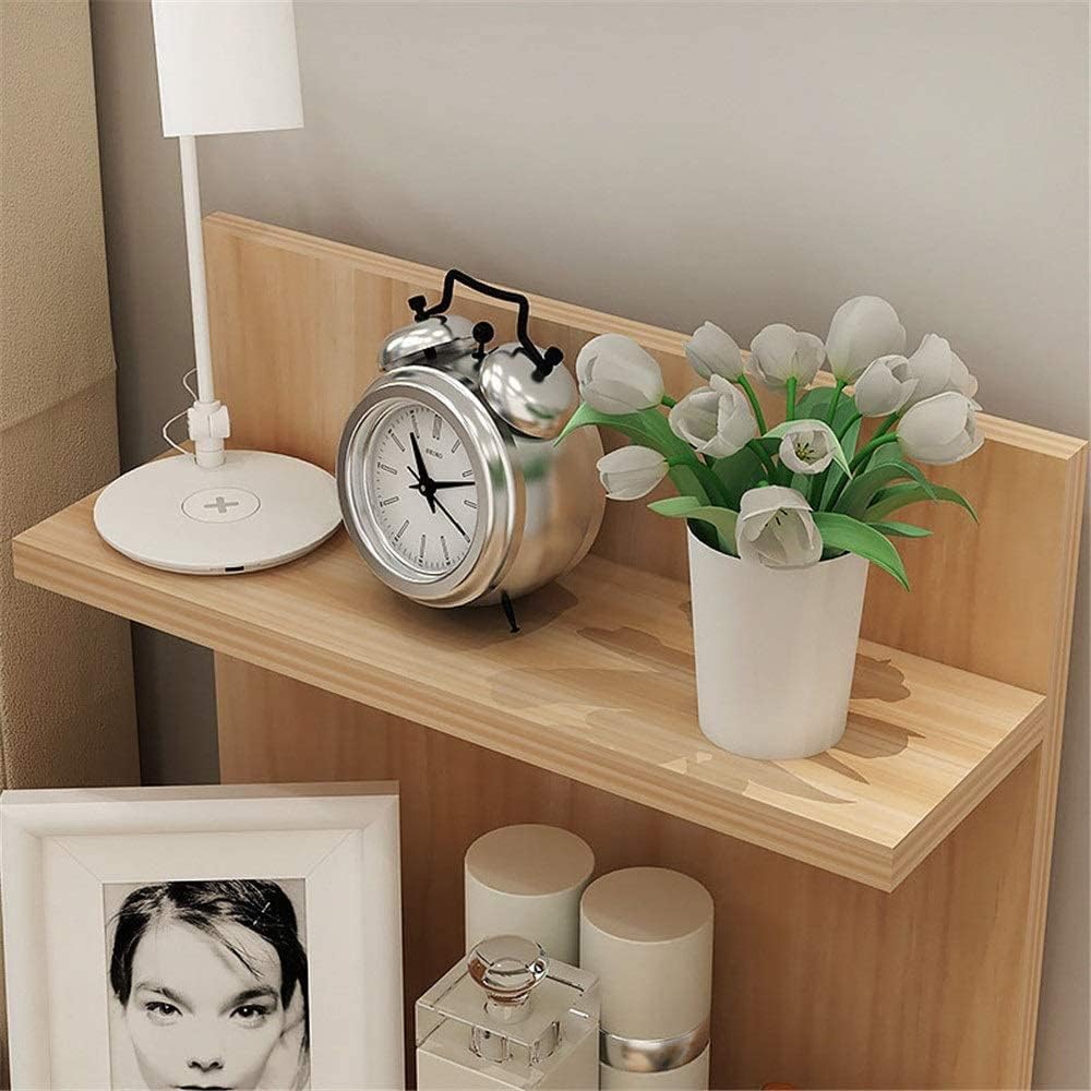 BELVEN - Oak Brown Bedside Storage Table