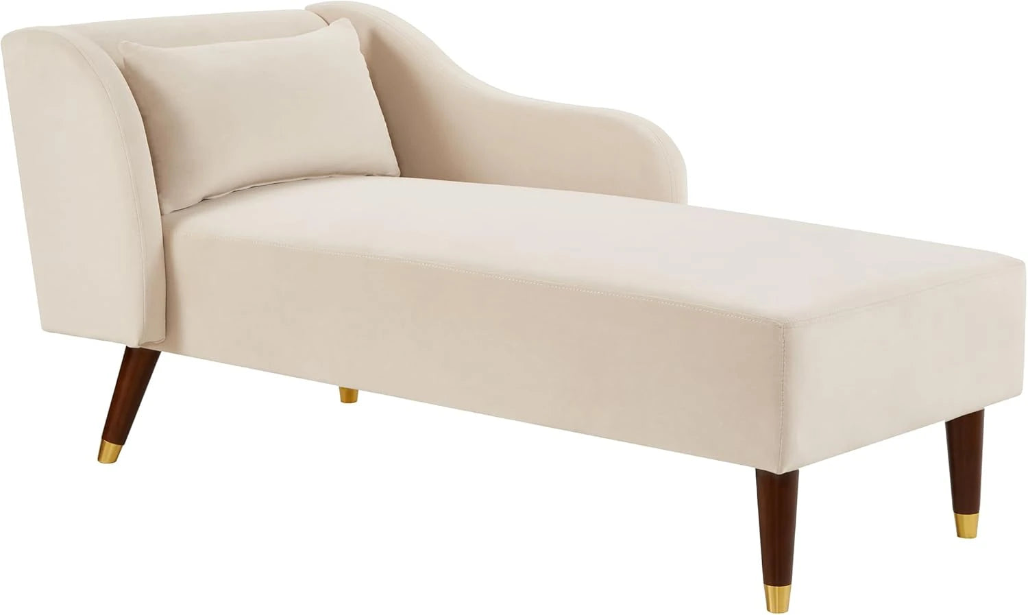 POISE – Classic Style Light Beige Chaise Lounge