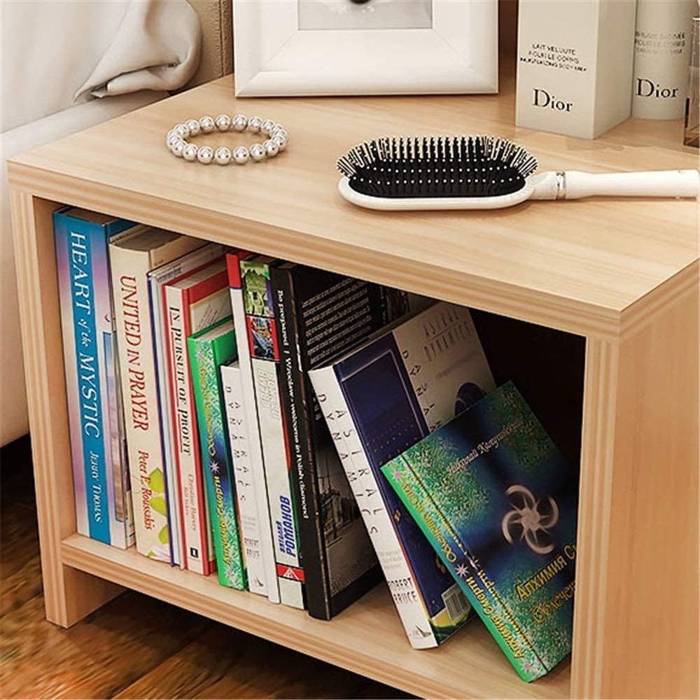 BELVEN - Oak Brown Bedside Storage Table