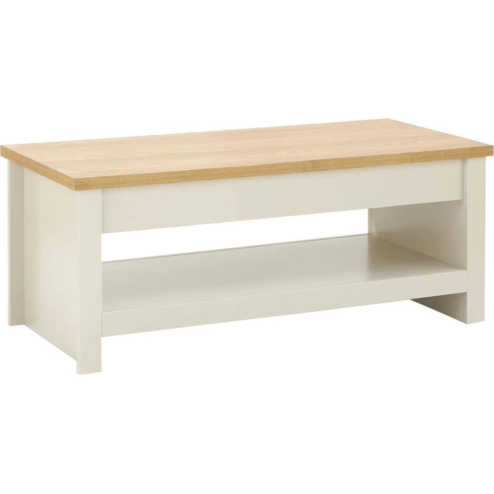 ZACHERY – Modern Style Coffee Table with Display Shelf