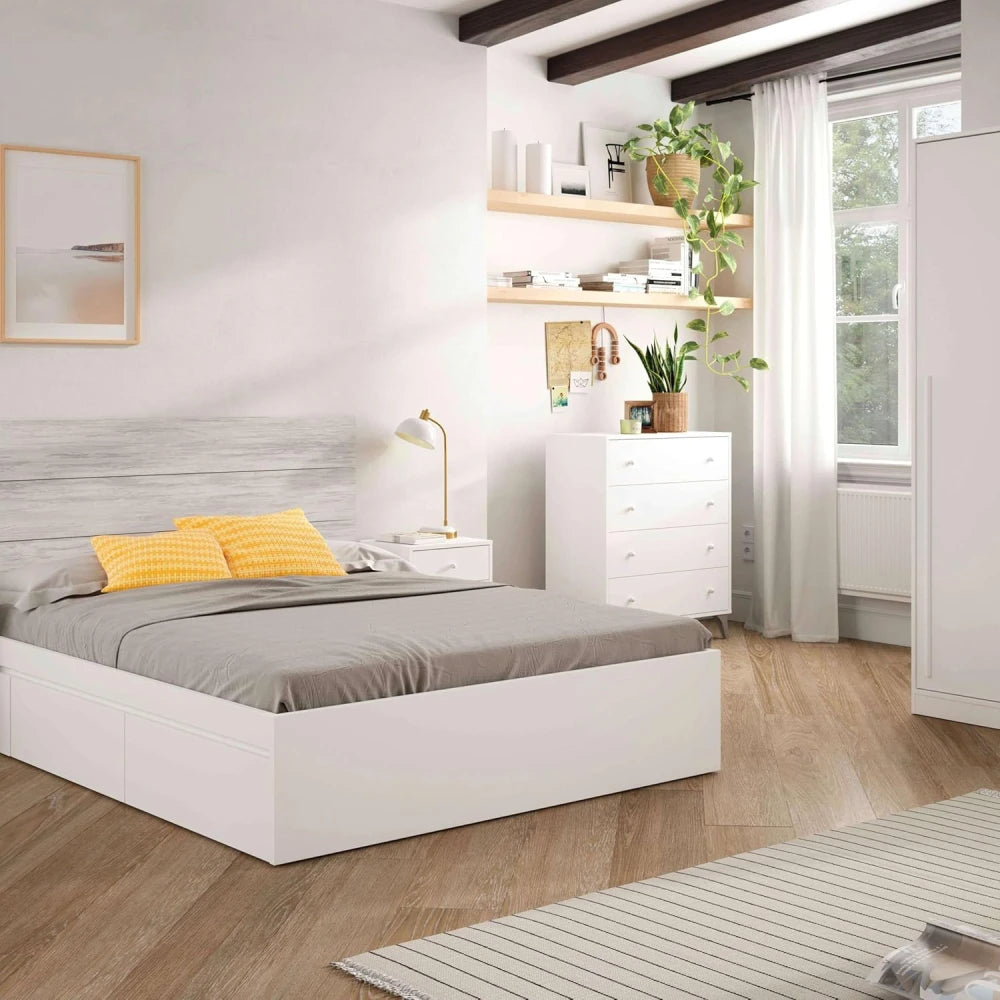 AETHER – White Contemporary Design Bedroom Set
