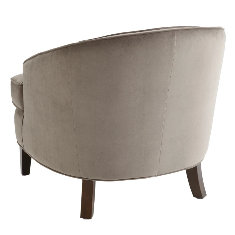 REZOBAR – Grey Round Back Lounge Chair