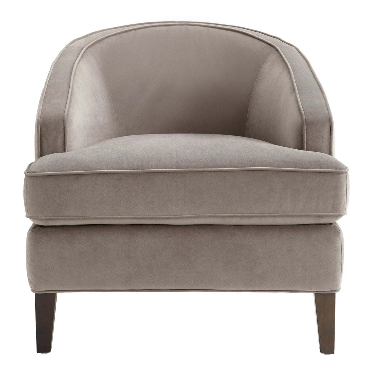 REZOBAR – Grey Round Back Lounge Chair