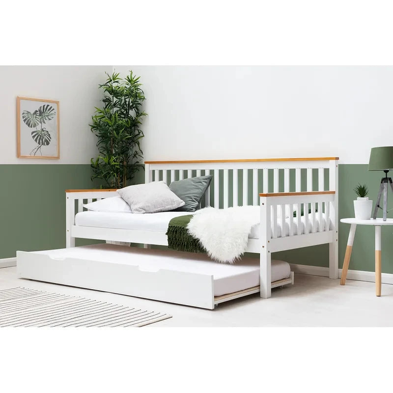 RIGBY -White Slat Paneled Daybed