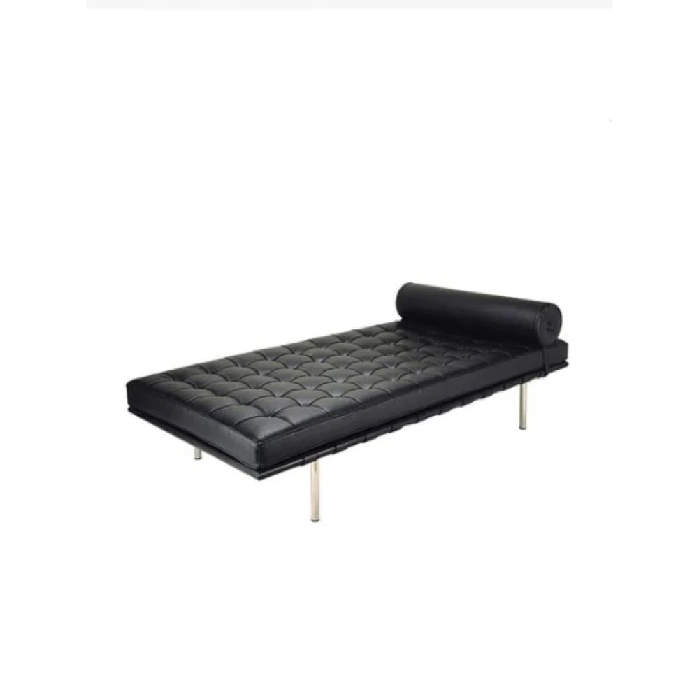 BARK- Black Faux Leather Daybed