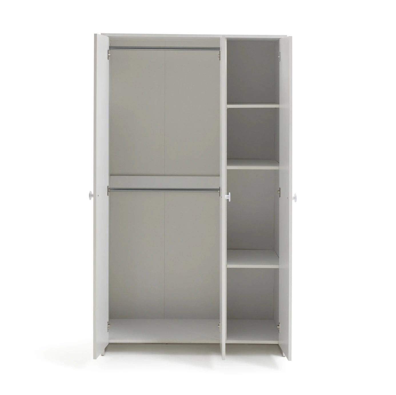 VELMORA – Contemporary Style White Three Door Kids Wardrobe