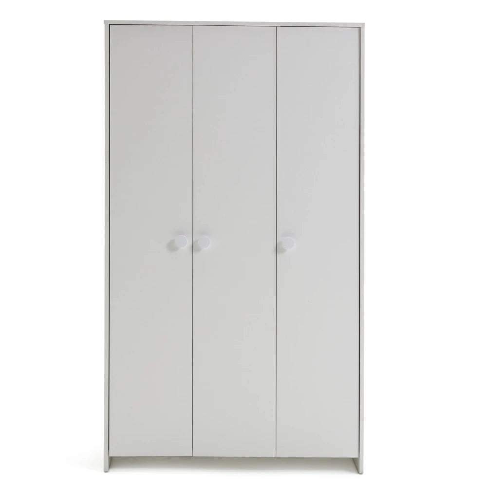 VELMORA – Contemporary Style White Three Door Kids Wardrobe