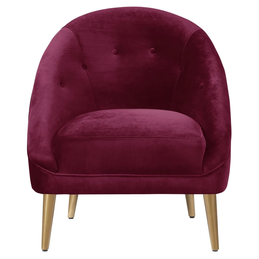 RORY – Craneberry Flared Arm Barrel Chair