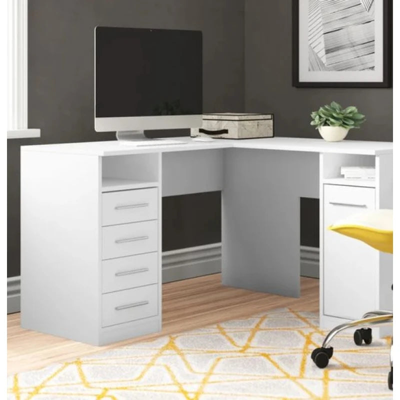 HOMA – Corner Work Desk with Multiple Storage