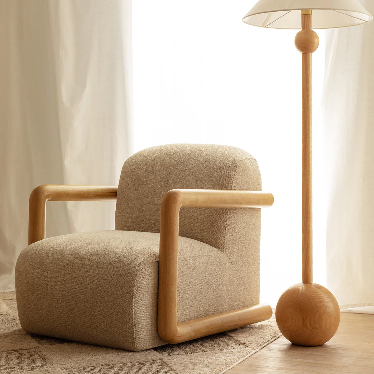 FERUNE – Modern Minimalist Design Sofa Arm Chair