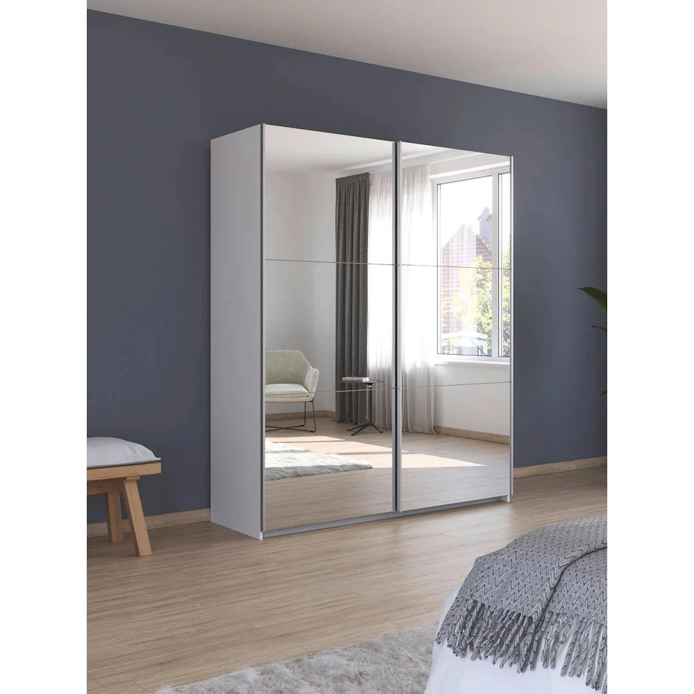 ZEPHYR – Modern Sliding Door Bedroom Wardrobe with Mirror