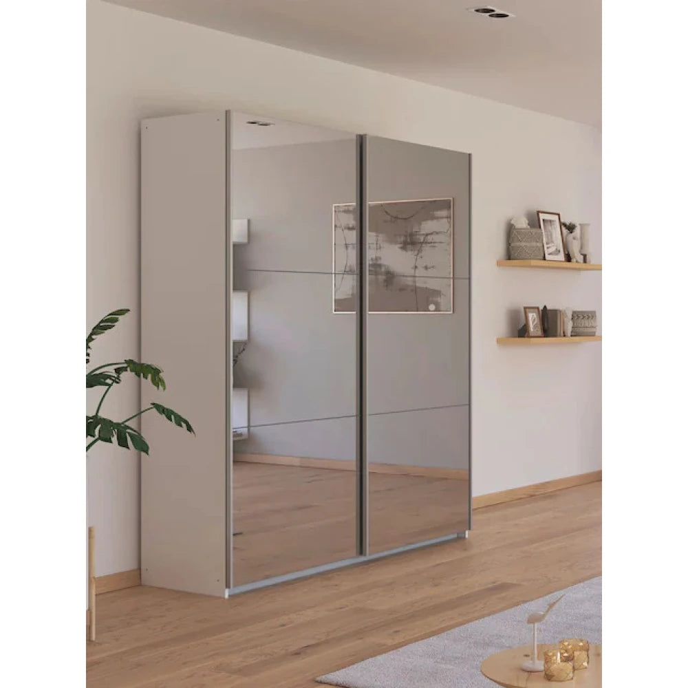 ZEPHYR – Modern Sliding Door Bedroom Wardrobe with Mirror