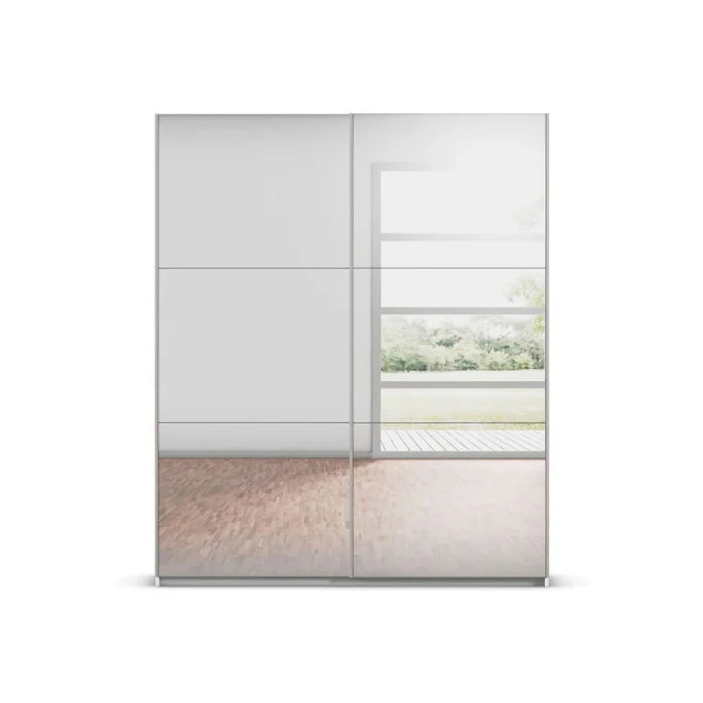 ZEPHYR – Modern Sliding Door Bedroom Wardrobe with Mirror