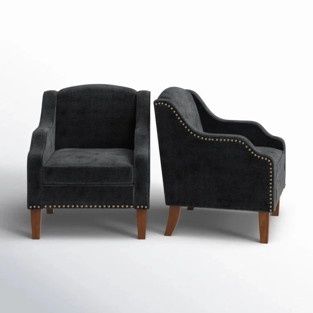 COBALT – Mid Century Style Grey Accent Chairs