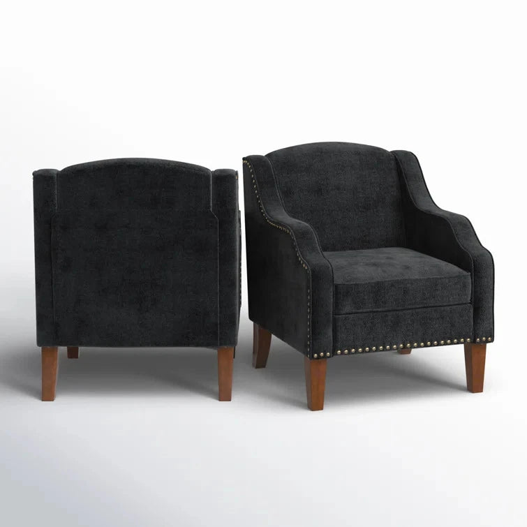 COBALT – Mid Century Style Grey Accent Chairs