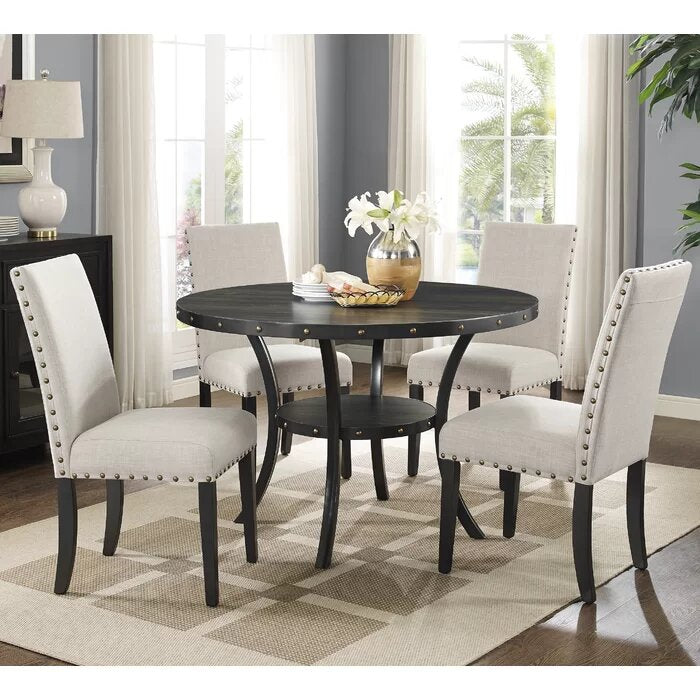 DACIE - Round Table Dining Table Set
