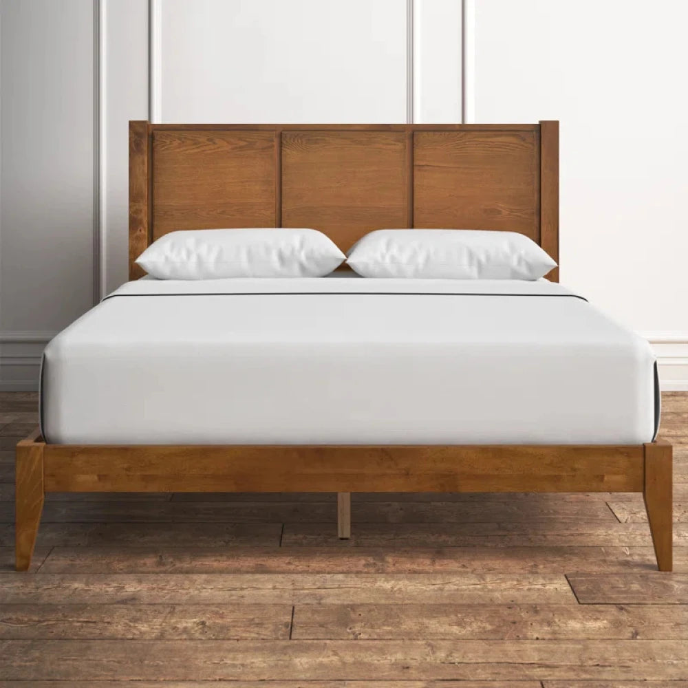FLEUR – Retro Style Dark Brown Queen Size Teen Bed