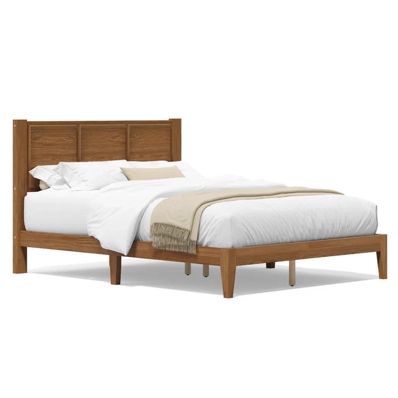 FLEUR – Retro Style Dark Brown Queen Size Teen Bed