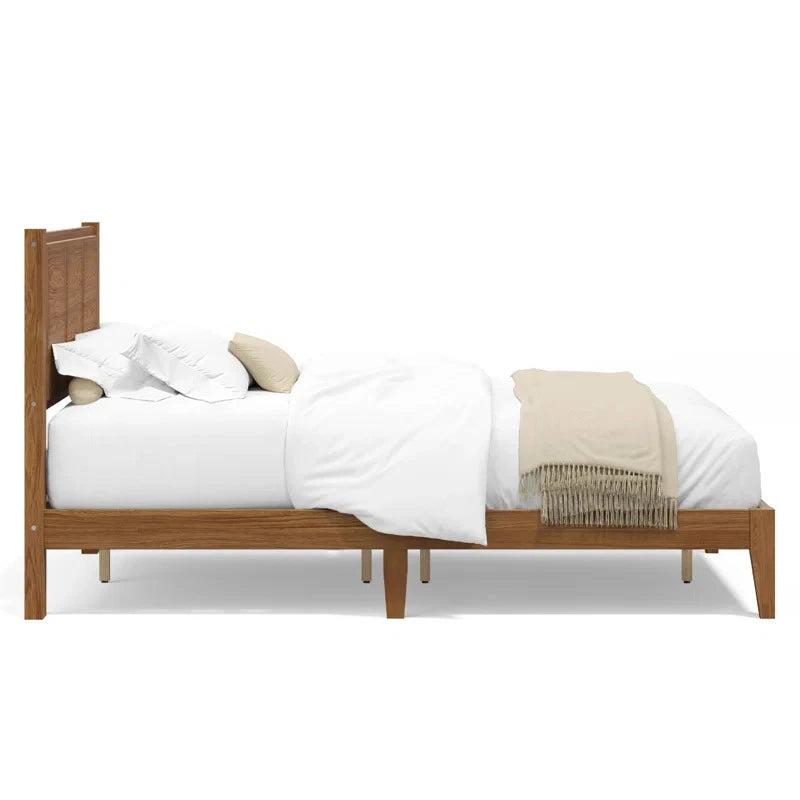 FLEUR – Retro Style Dark Brown Queen Size Teen Bed