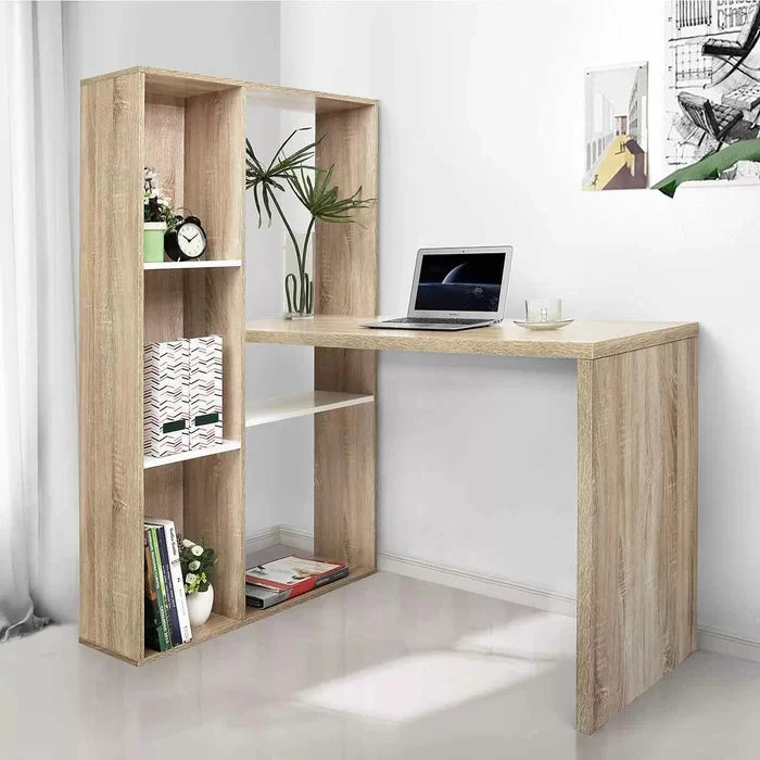 AATIRE – Storage Display L-Shape Desk