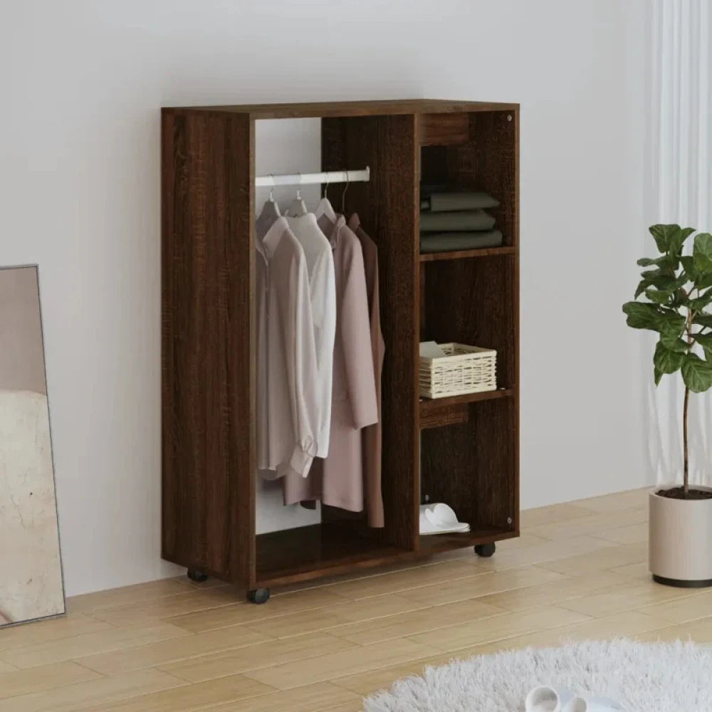 ARDMORE – Dark Brown Cabinet Style Cloth Hanging Rack