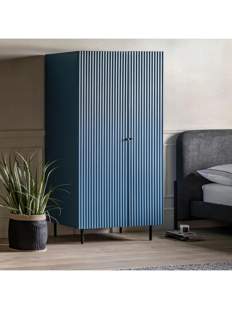 SEABOURNE – Blue Scalloped Door Kids Cupboard