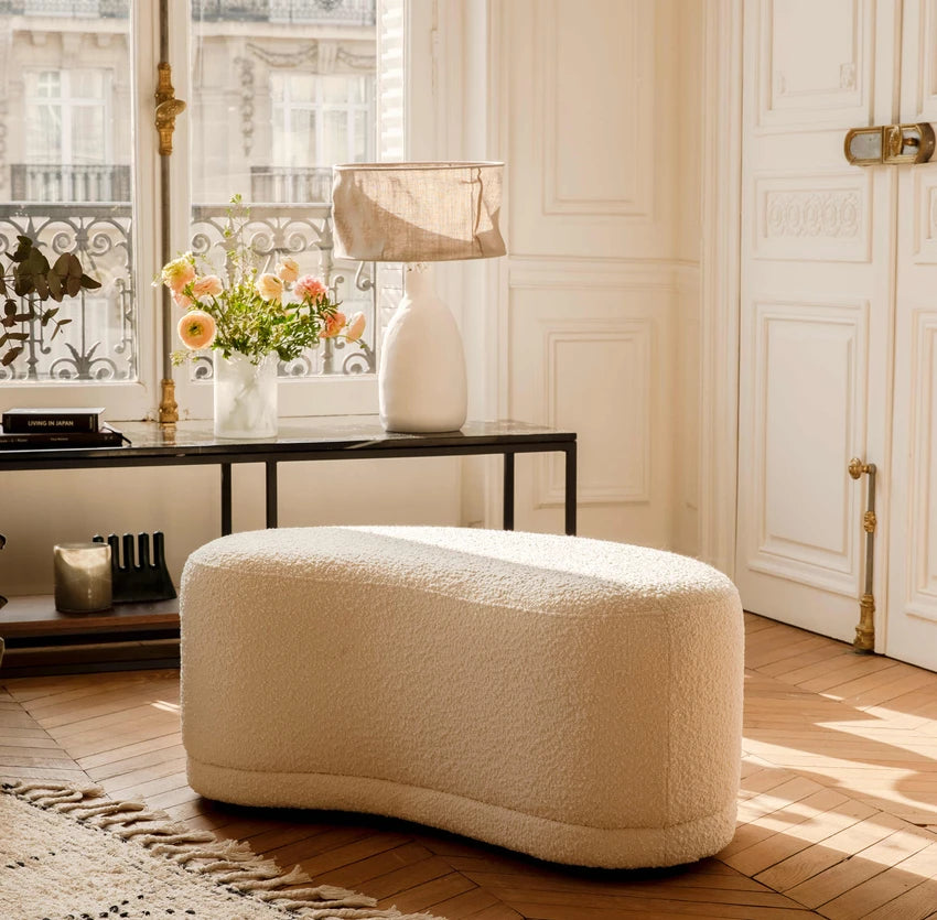 LOAF – Contemporary Kidney Shaped Ottoman